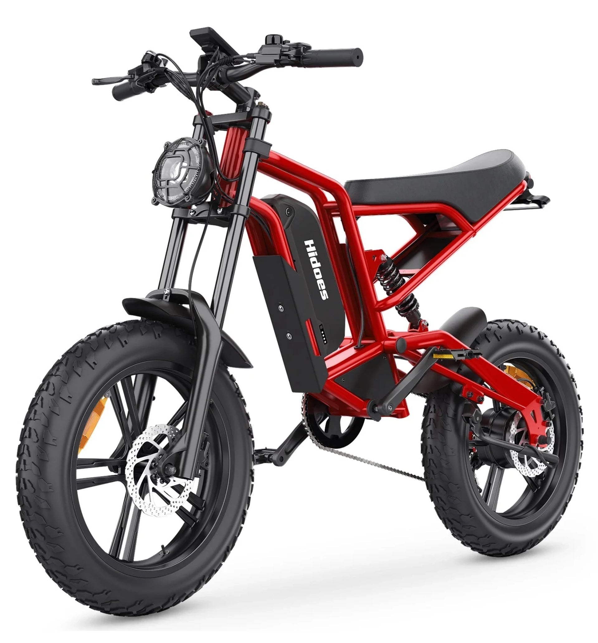 HIDOES B6 Electric Bike – 1200W Motor | 48V 15Ah Battery | 28 MPH Speed | 30 Miles Range
