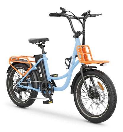 Hidoes C6 Electric Bike – 250W Motor | 36V 13Ah Battery | 15.5 MPH Max Speed | 22 Miles Range