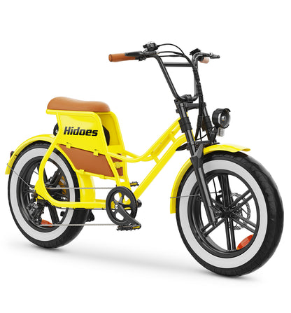 Hidoes C8 Electric Bike – 250W Motor | 48V 17Ah Battery | 15.5 MPH Max Speed | 34 Miles Range