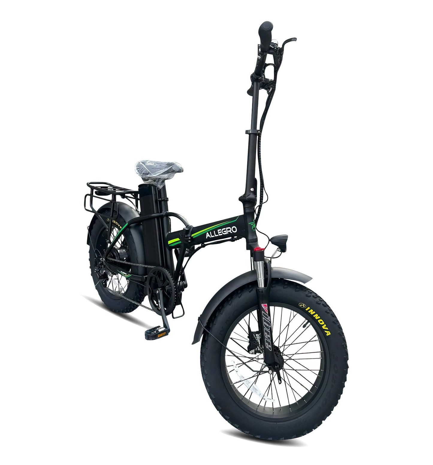 Allegro City Fold Pro Foldable Electric Bike – 250W Motor | 48V 35Ah Battery | 15.5 MPH Speed | 100 Miles Range